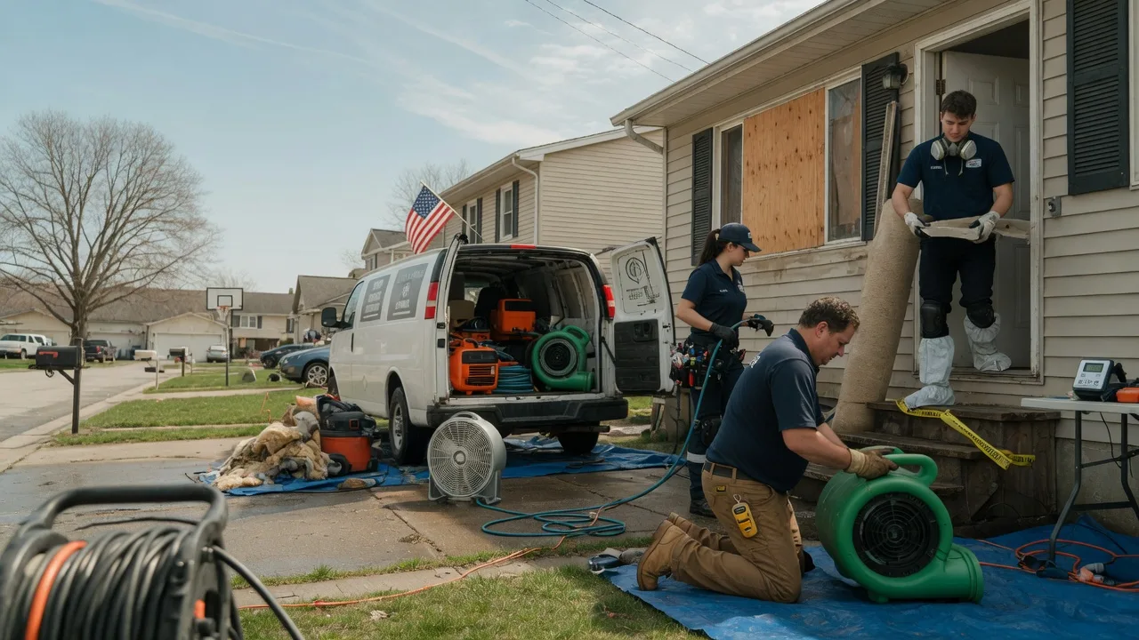 Water Damage Restoration in Hartford, IL near me